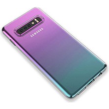 Kilifolsun - Galaxy S10 Plus Uyumlu Kılıf Kamera Korumalı Şeffaf Slim Fit Süper Silikon Kapak