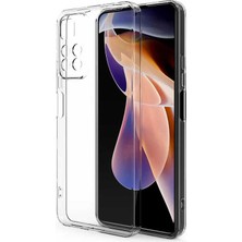 Kilifolsun - Xiaomi Redmi Note 11 Pro Plus 5g Uyumlu Kılıf Kamera Korumalı Şeffaf Slim Fit Süper Silikon Kapak