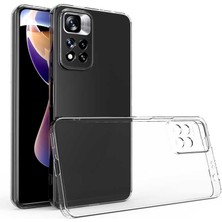 Kilifolsun - Xiaomi Redmi Note 11 Pro Plus 5g Uyumlu Kılıf Kamera Korumalı Şeffaf Slim Fit Süper Silikon Kapak