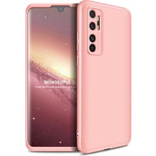 Kilifolsun - Xiaomi Mi Note 10 Lite Uyumlu Kılıf 3 Parçalı Parmak Izi Yapmayan Sert Ays Kapak