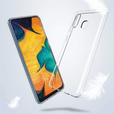 Kilifolsun - Galaxy A20 Uyumlu Kılıf Esnek Soft Slim Fit Süper Silikon Kapak