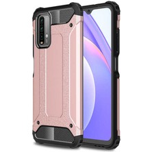 Kilifolsun - Xiaomi Redmi 9t Uyumlu Kılıf Çift Katman Zırh Tank Crash Military Kapak