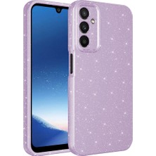 Kilifolsun - Galaxy A24 Uyumlu Kılıf Simli Kamera Korumalı Koton Kapak