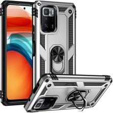 Kilifolsun - Xiaomi Poco X3 Gt Uyumlu Kılıf Yüzüklü Çift Katman Zırh Tank Vega Kapak