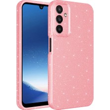 Kilifolsun - Galaxy A24 Uyumlu Kılıf Simli Kamera Korumalı Koton Kapak