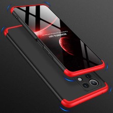 Kilifolsun - Xiaomi Mi 11 Lite Uyumlu Kılıf 3 Parçalı Parmak Izi Yapmayan Sert Ays Kapak