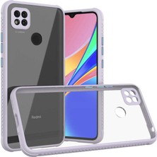 Kilifolsun - Xiaomi Redmi 9c Uyumlu Kılıf ​​kenarları Tırtıklı Renkli Düğmeli Kaff Kapak