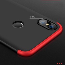 Kilifolsun - Xiaomi Redmi Note 5 Pro Uyumlu Kılıf 3 Parçalı Parmak Izi Yapmayan Sert Ays Kapak