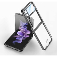 Kilifolsun - Galaxy Z Flip 4 Uyumlu Kılıf Kamera Lens Korumalı Sert Kıpta Lensli Kapak