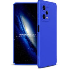 Kilifolsun - Xiaomi Redmi Note 12 Pro 5g Uyumlu Kılıf 3 Parçalı Parmak Izi Yapmayan Sert Ays Kapak