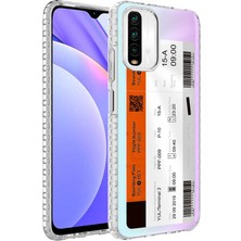 Kilifolsun - Xiaomi Redmi Note 10S Uyumlu Kılıf Kenarlı Renkli Desenli Elegans Silikon Kapak