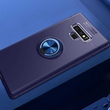 Kilifolsun - Galaxy Note 9 Uyumlu Kılıf Yüzüklü Auto Focus Ravel Karbon Silikon Kapak