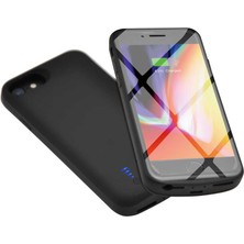 Kilifolsun - iPhone 6 / 6s Uyumlu Şarjlı Kılıf Standlı LED Göstergeli Powerbank Kılıf