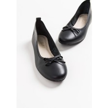 Luvi 01 Siyah Cilt Kadın Babet Siyah