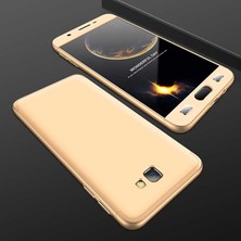 Kilifolsun - Galaxy J7 Prime / J7 Prime Iı Uyumlu Kılıf 3 Parçalı Parmak Izi Yapmayan Sert Ays Kapak