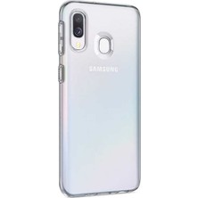 Kilifolsun - Galaxy A40 Uyumlu Kılıf Esnek Soft Slim Fit Süper Silikon Kapak