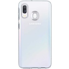 Kilifolsun - Galaxy A40 Uyumlu Kılıf Esnek Soft Slim Fit Süper Silikon Kapak