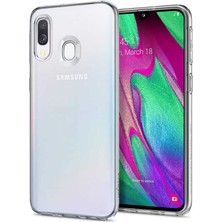 Kilifolsun - Galaxy A40 Uyumlu Kılıf Esnek Soft Slim Fit Süper Silikon Kapak