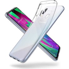 Kilifolsun - Galaxy A40 Uyumlu Kılıf Esnek Soft Slim Fit Süper Silikon Kapak