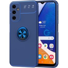 Kilifolsun - Galaxy A54 Uyumlu Kılıf Yüzüklü Auto Focus Ravel Karbon Silikon Kapak