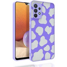 Kilifolsun - Galaxy A32 4g Uyumlu Kılıf Desenli Kamera Korumalı Parlak Nora Kapak