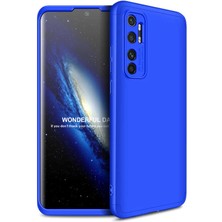 Kilifolsun - Xiaomi Mi Note 10 Lite Uyumlu Kılıf 3 Parçalı Parmak Izi Yapmayan Sert Ays Kapak