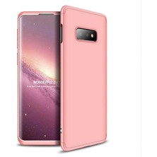 Kilifone - Galaxy S10E - Kılıf 3 Parçalı Parmak Izi Yapmayan Sert Ays Kapak