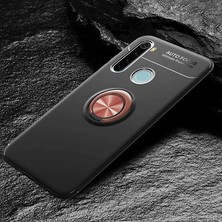 Kilifolsun - Xiaomi Redmi Note 8t Uyumlu Kılıf Yüzüklü Auto Focus Ravel Karbon Silikon Kapak