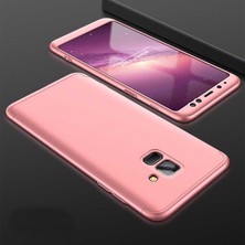 Kilifolsun - Galaxy A6 2018 Uyumlu Kılıf 3 Parçalı Parmak Izi Yapmayan Sert Ays Kapak