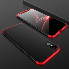 Kilifolsun - iPhone x Uyumlu Kılıf 3 Parçalı Parmak Izi Yapmayan Sert Ays Kapak