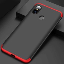 Kilifolsun - Xiaomi Redmi Note 6 Pro Uyumlu Kılıf 3 Parçalı Parmak Izi Yapmayan Sert Ays Kapak