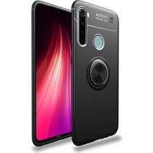 Kilifolsun - Xiaomi Redmi Note 8t Uyumlu Kılıf Yüzüklü Auto Focus Ravel Karbon Silikon Kapak