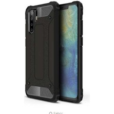 Kilifolsun - Huawei P30 Pro Uyumlu Kılıf Çift Katman Zırh Tank Crash Military Kapak