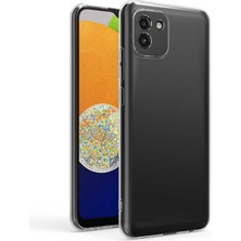 Kilifolsun - Galaxy A03 Uyumlu Kılıf Esnek Soft Slim Fit Süper Silikon Kapak