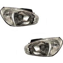 Hyundai Accent Era Beyaz Sağ-Sol Takım Far Lambası 2010-2012