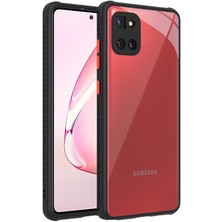 Kilifolsun - Galaxy A81 (Note 10 Lite) Uyumlu Kılıf ​​kenarları Tırtıklı Renkli Düğmeli Kaff Kapak