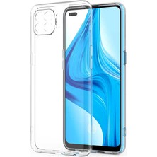 Kilifolsun - Oppo Reno 4 Lite Uyumlu Kılıf Kamera Korumalı Şeffaf Slim Fit Süper Silikon Kapak