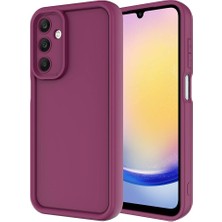 Kilifolsun - Galaxy A25 Uyumlu Kılıf Kamera Korumalı Renkli Ananas Silikon Kapak