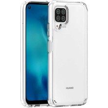 Kilifolsun - Huawei P40 Lite Uyumlu Kılıf Sert Cam Gibi Şeffaf Koruyucu Coss Kapak