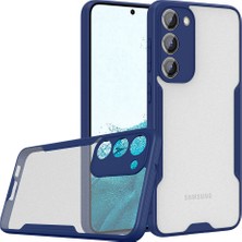 Kilifolsun - Galaxy S23 Plus Uyumlu Kılıf Kenarı Renkli Arkası Şeffaf Parfe Kapak