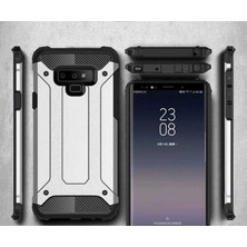 Kilifolsun - Galaxy Note 9 Uyumlu Kılıf Çift Katman Zırh Tank Crash Military Kapak