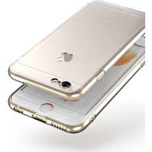 Kilifolsun - iPhone 6 / 6s Uyumlu Kılıf Kamera Korumalı Şeffaf Slim Fit Süper Silikon Kapak