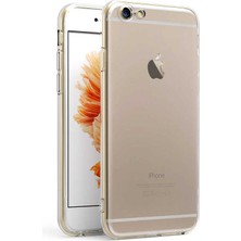 Kilifolsun - iPhone 6 / 6s Uyumlu Kılıf Kamera Korumalı Şeffaf Slim Fit Süper Silikon Kapak