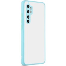 Kilifolsun - Xiaomi Mi Note 10 Lite Uyumlu Kılıf Arkası Buzlu Renkli Düğmeli Hux Kapak