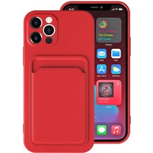 Kilifolsun - iPhone 12 Pro Uyumlu Kılıf ​​kamera Korumalı Kart Bölmeli Ofix Kapak