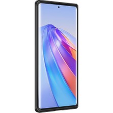 Kilifolsun - Huawei Honor x 9A Uyumlu Kılıf Deri Görünümlü Auto Focus Karbon Niss Silikon Kapak