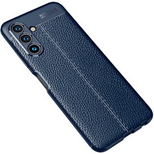 Kilifolsun - Galaxy A04S Uyumlu Kılıf Deri Görünümlü Auto Focus Karbon Niss Silikon Kapak