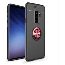 Kilifolsun - Galaxy S9 Plus Uyumlu Kılıf Yüzüklü Auto Focus Ravel Karbon Silikon Kapak