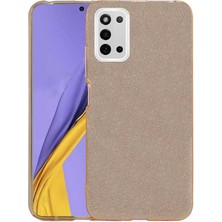 Kilifolsun - Galaxy A03S Uyumlu Kılıf Simli Koruyucu Shining Silikon