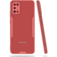 Kilifolsun - Galaxy A02S Uyumlu Kılıf Kenarı Renkli Arkası Şeffaf Parfe Kapak